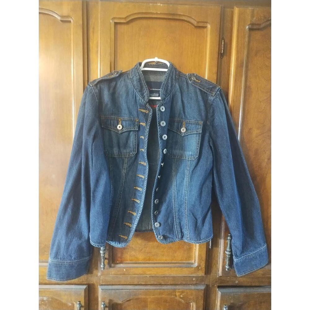 Nautica denim button-up jacket size medium